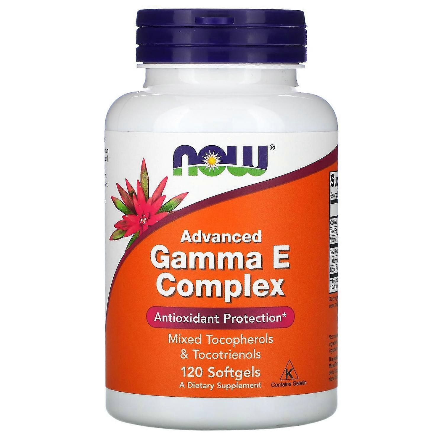 NOW Foods, Gamma E Complex, Advanced, 120 Softgels