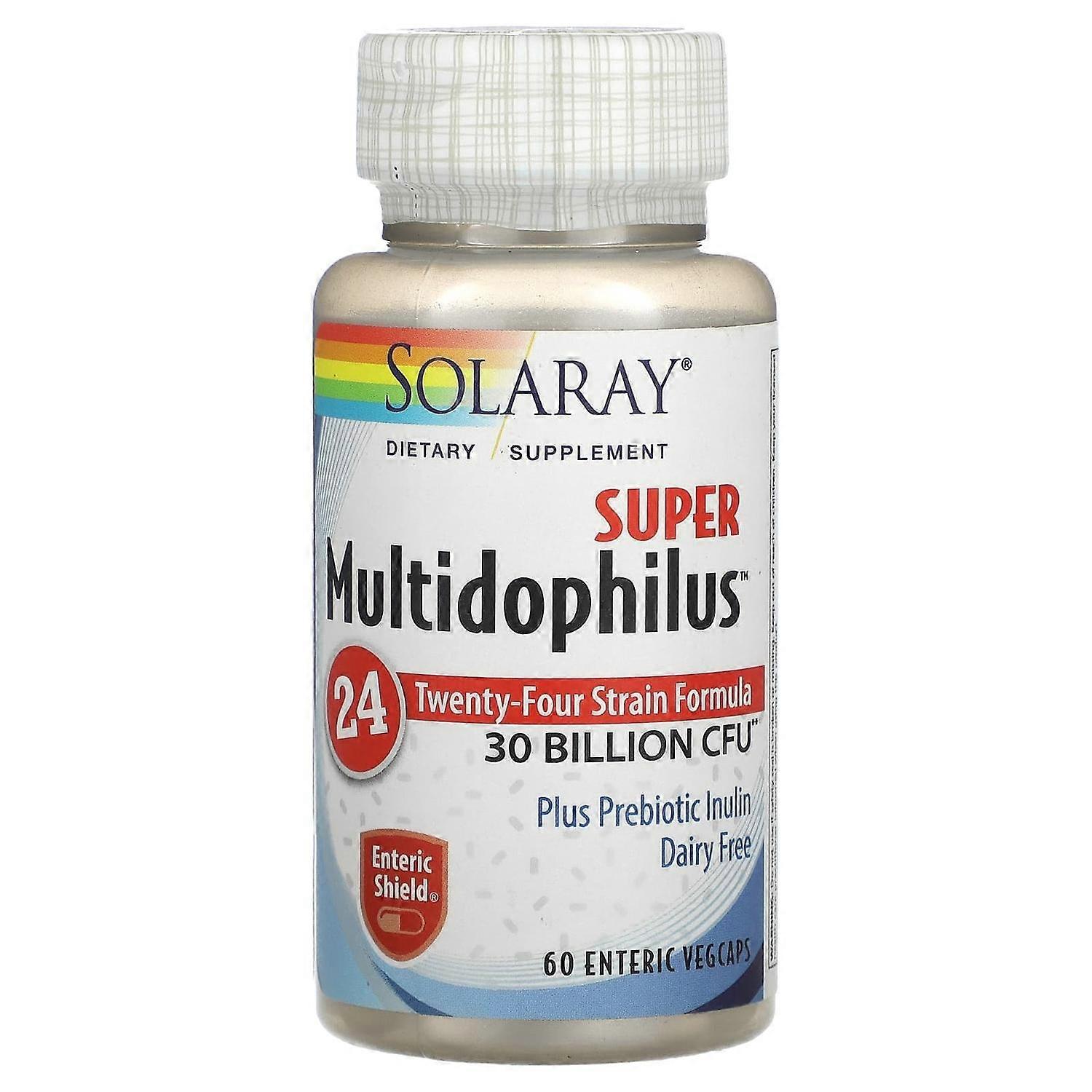 Solaray, Super Multidophilus Probiotic, 60 VegCaps