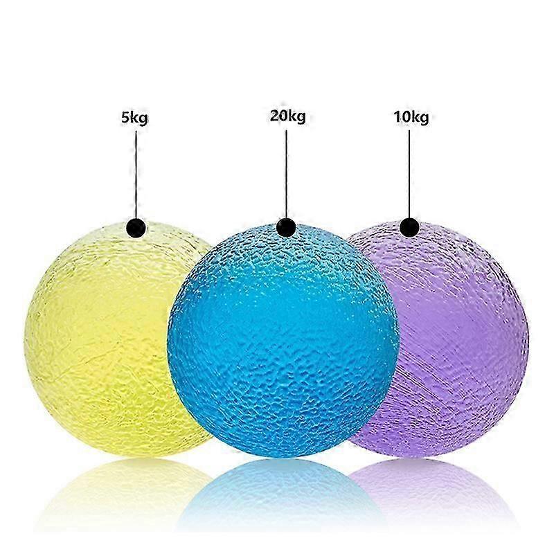 fitness exerciser grip ball 3pcs