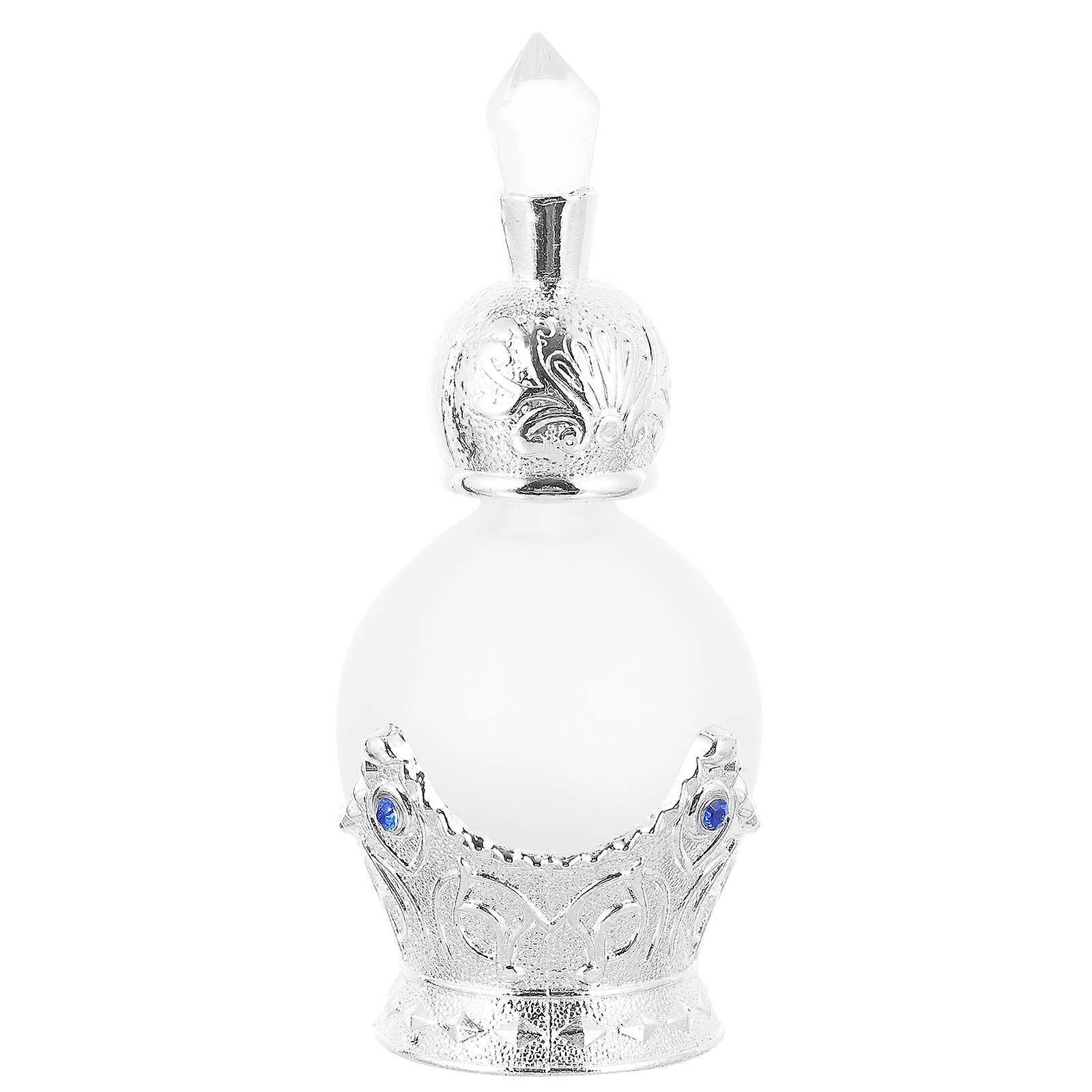 Refillable Perfume Bottle Fragrance Container 3Pcs Silver Color