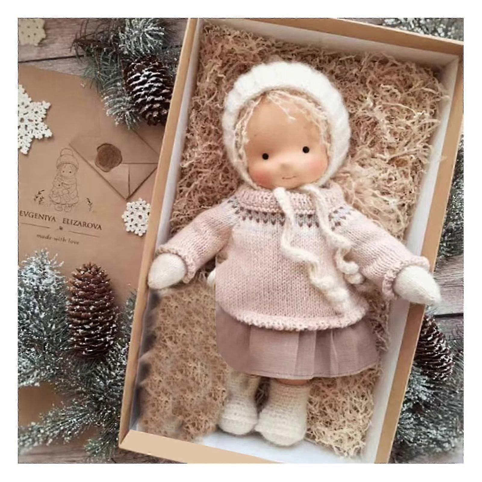 دمية والدورف اليدوية ، دمية والدورف المصنوعة يدويا ، دمية كروشيه خمر