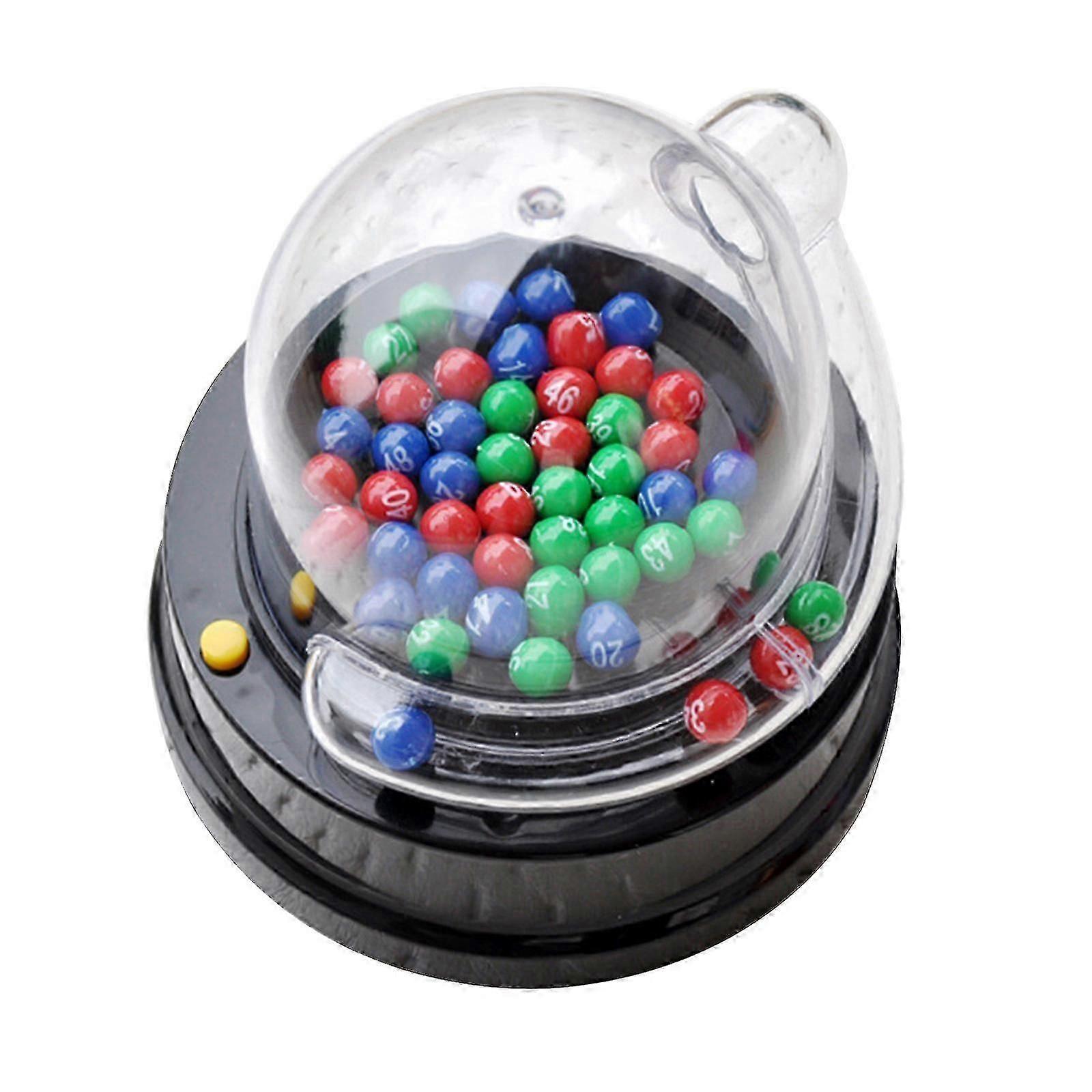 Electric Lottery Bingo Machine For Loto Lucky Numbers With 2 Aa Batteries