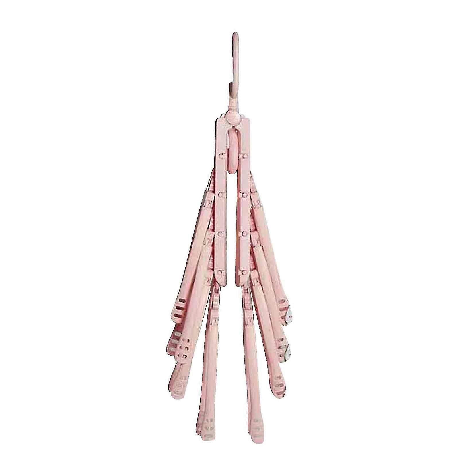 Multi Functional Folding And Convenient Clothes Rack Retractable Hanger Non-slip Rotating Storage Tool Convenient FLYE0685