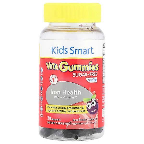 Kids SmartÃÂÃÂÃÂÃÂÃÂÃÂÃÂÃÂ® VITA GummiesÃÂÃÂÃÂÃÂÃÂÃÂÃÂÃÂ®, Iron + Vitamin C, Ages 3+, Blackberry Lemonade, 30 Gummies