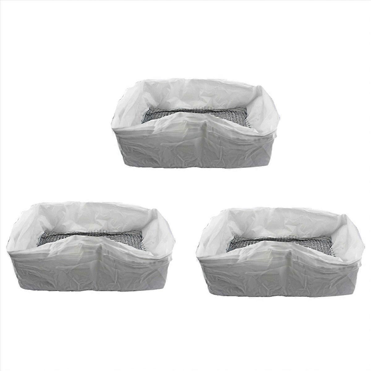 Reusable Cat Feces Filter Hands Free Pet Cat Excrement Liners L