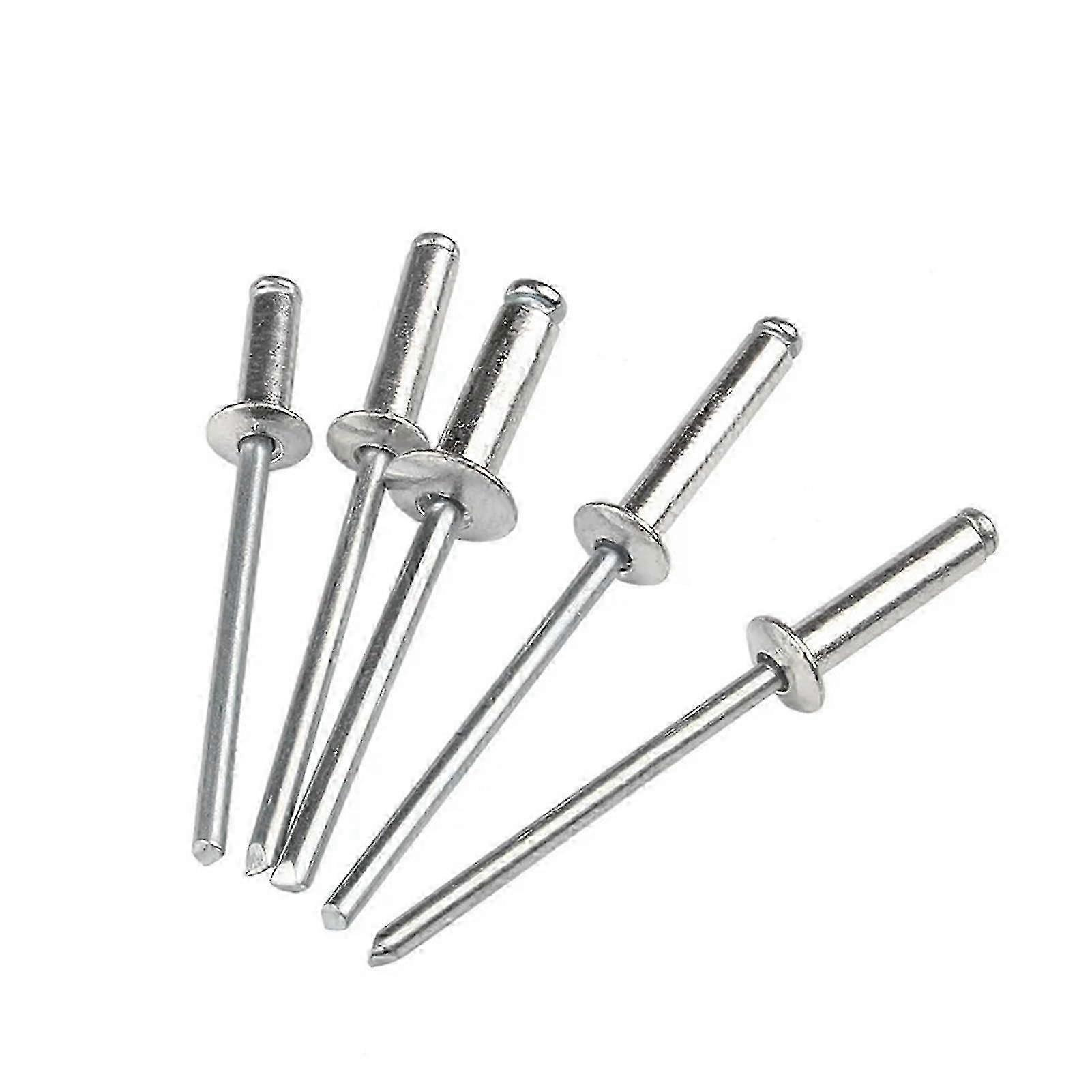 25-26 Rivets 20-100pcs M2.4 M3.2 M4 M5 M6 Aluminium Mushroon Head Break Mandrel Blind Rivets for Furniture Car