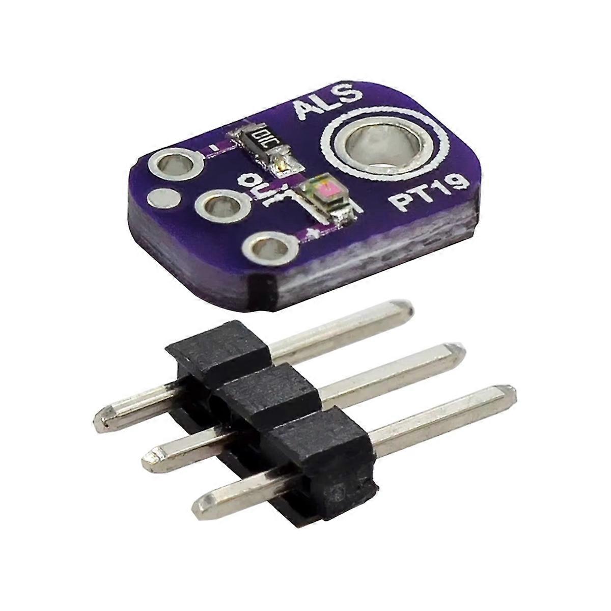 ALS-PT19 Light Sensor Module High Dynamic Range Light Sensor Breakout Board for 2.5V-5.5V Light UV Sensor Module