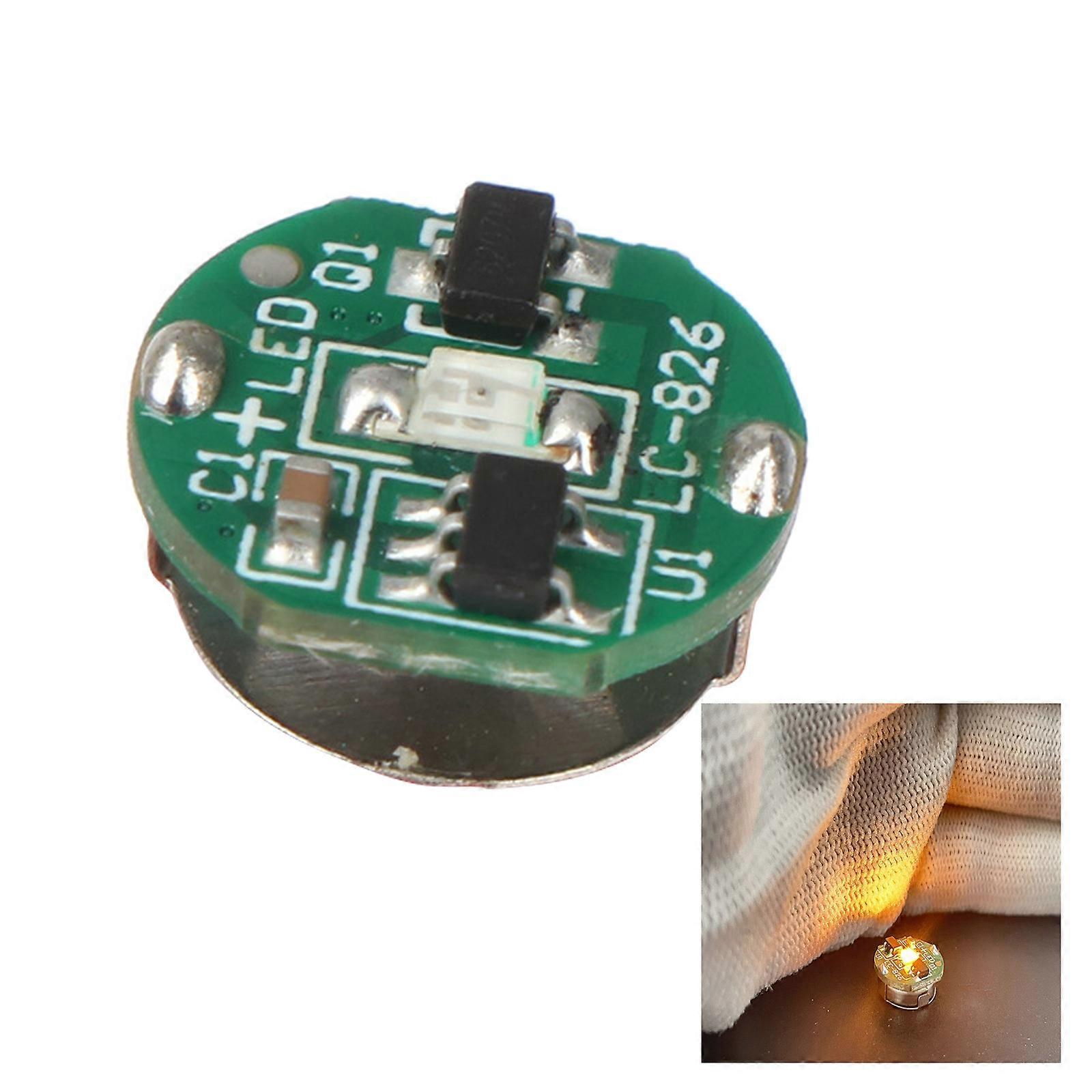 Environmental Friendly Magnetic Control LED Bulb Propelled by Button Battery for Sustainable Lighting Multicolor