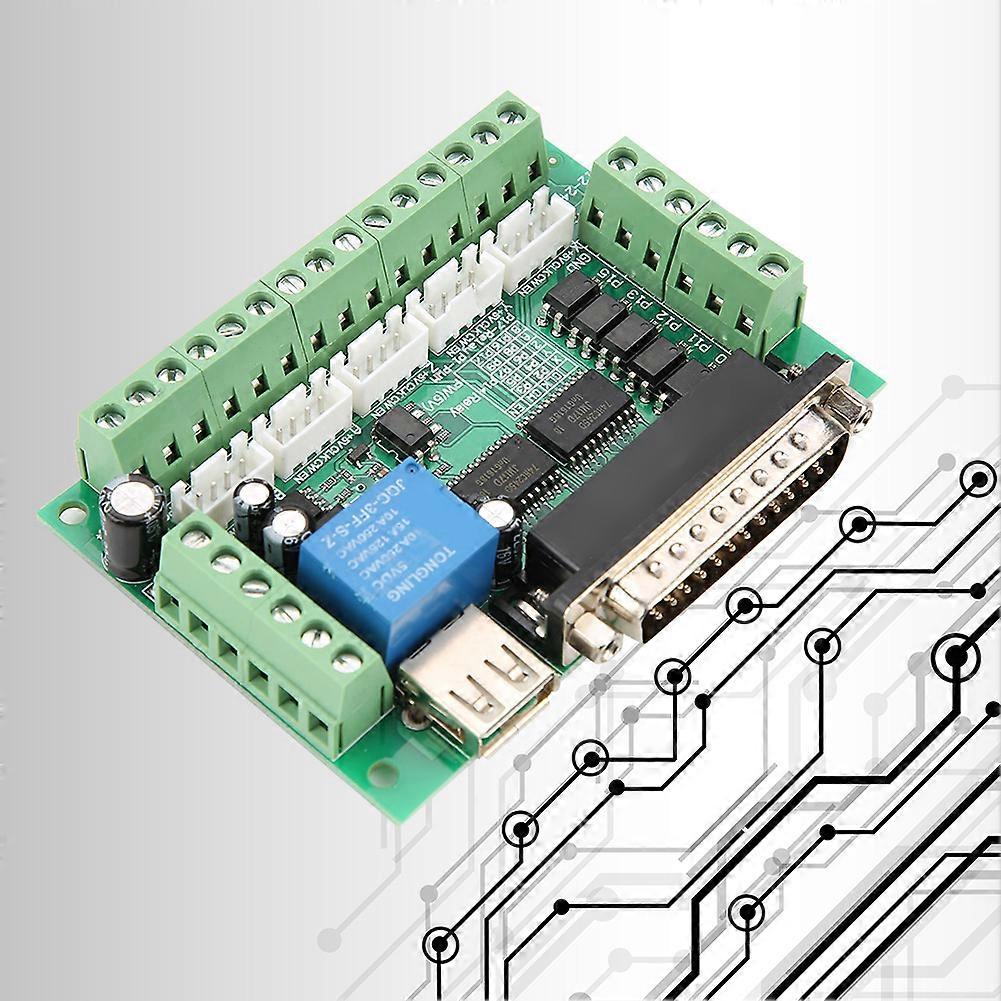 MACH3 5 Axis USB Interface Breakout Board for CNC Stepper Motor