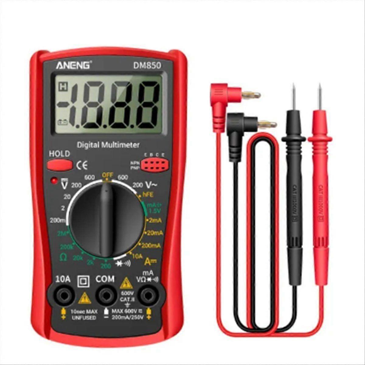 DM850 1999 Counts Digital Multimeter Eletric Automatic Votage Tester Current Ohm Ammeter Detector