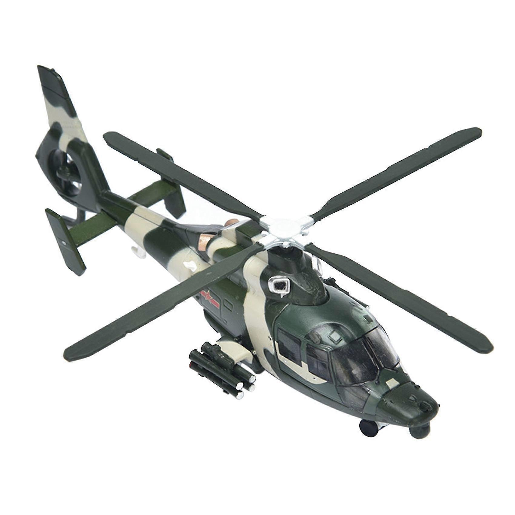 1/100 Scale Armed Helicopter Wz-9 Airplane Model,simulation Static Plane Model Adults Collection Or