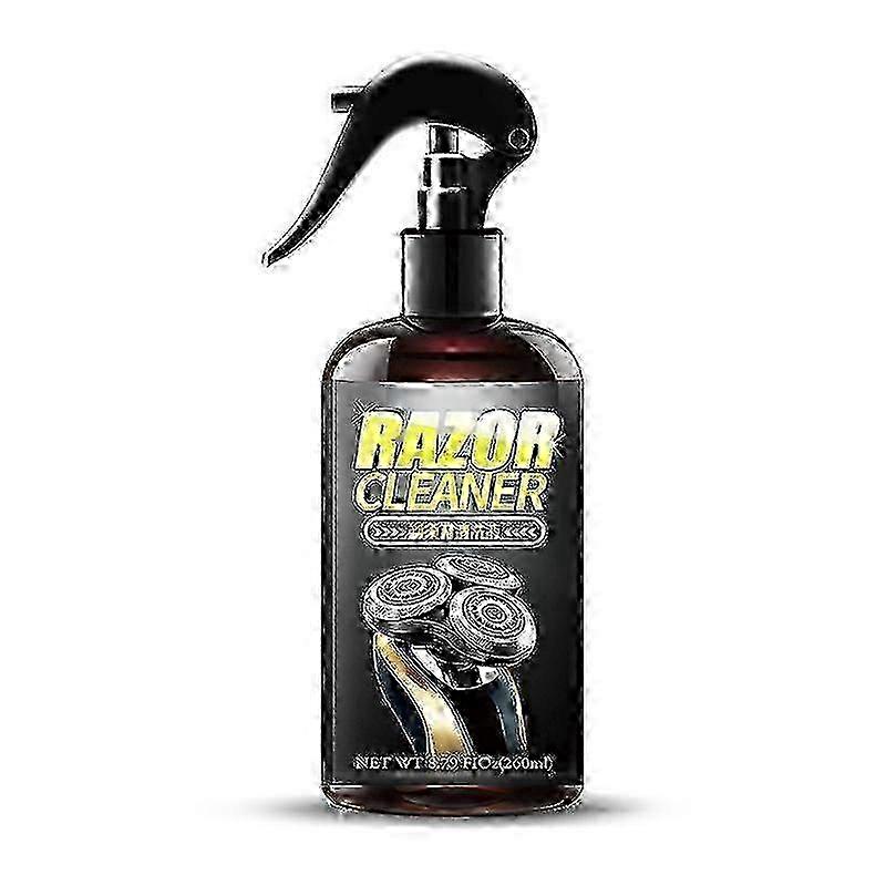 Universal Electric Shaver Cleaning Solution, Blade Cleaner with Brush, For Cleaning, Lubricating, And Rust Prevention To Most Shavers