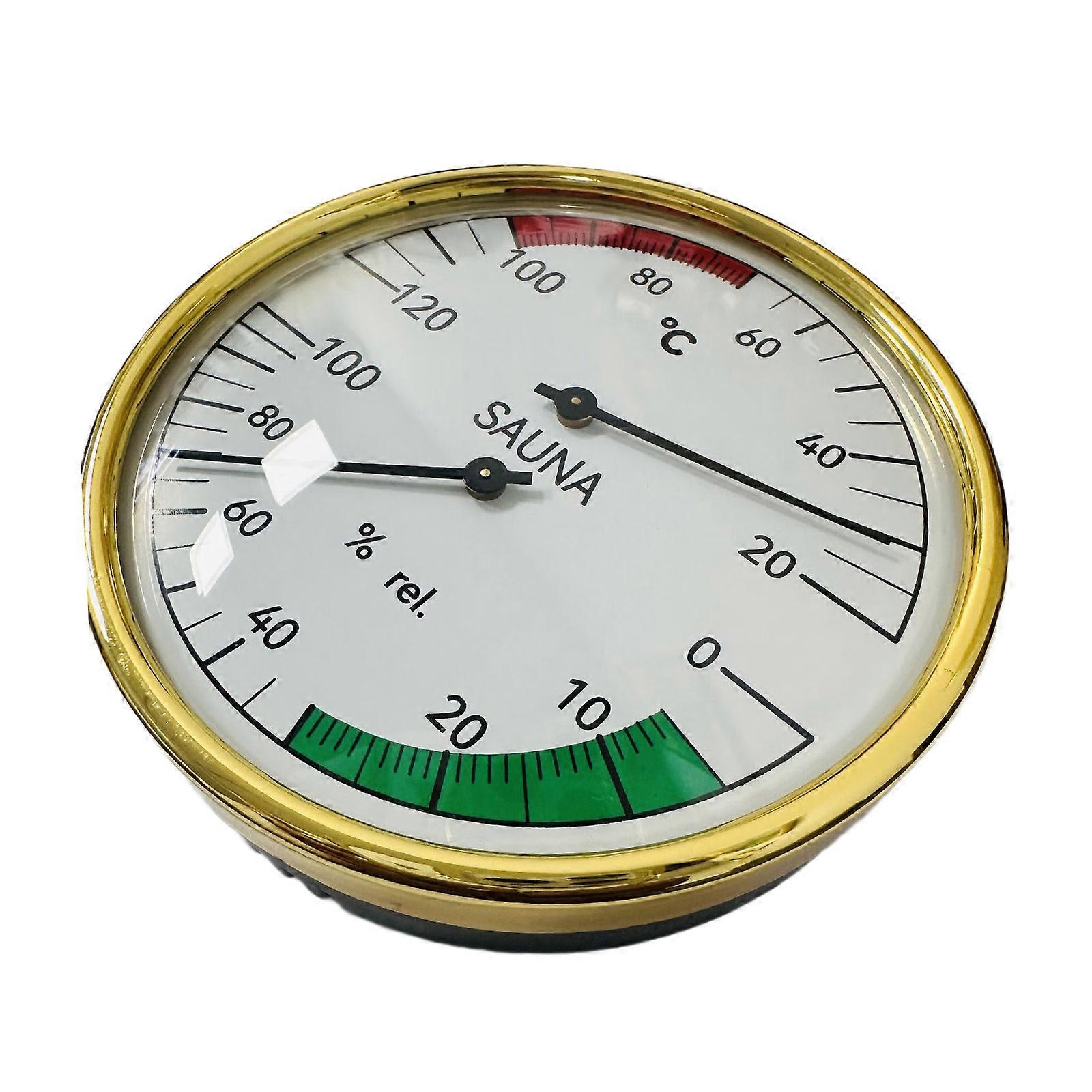 Small Analog Thermometers Hygrometer Featuring Strong ABS & Clear Scale Display Simple Installs for Wall Or Tabletops Multicolor