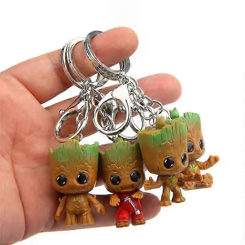 Porte-clés pour les fans des Gardiens de la Galaxie, figurine Groot, pendentif pour sac à main, loisirs créatifs