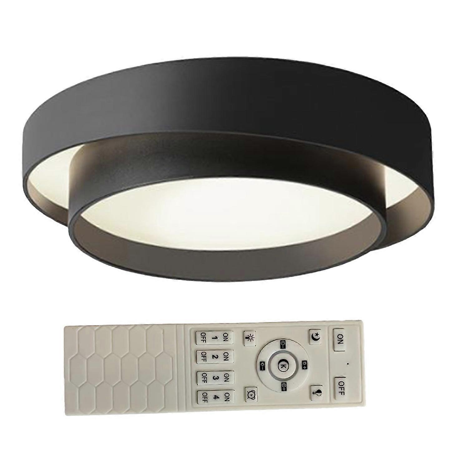 Bedroom Ceiling Light 45W Stepless Dimming Round Flush Mount LED Ceiling Light with Remote Control f