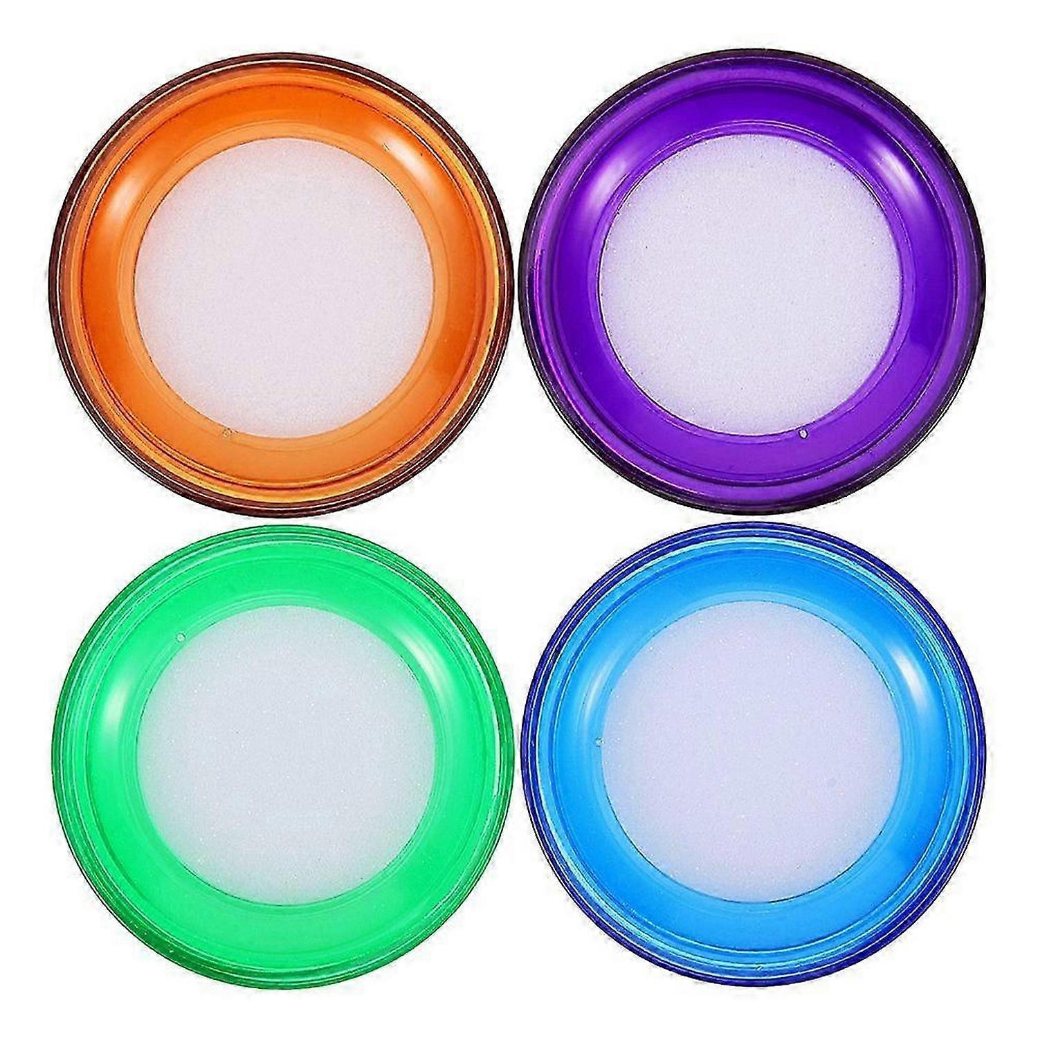 4Pcs Finger Wetting Sponge Cup Moistener Handy Finger Wetting Tool Finger Sponge Moistener for Counting Money Sorting Papers Documents