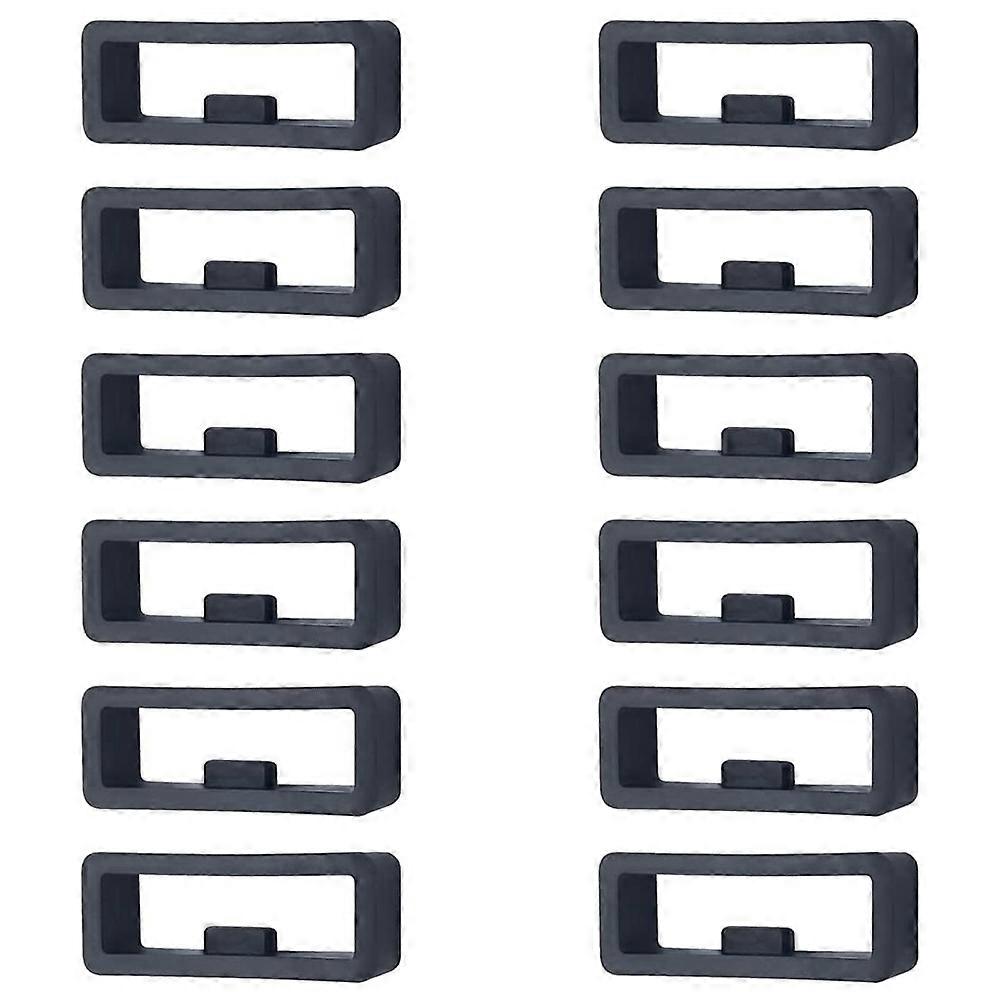 22mm Width Silicone Watch Band Loop for Garmin 735Xt Band Watch Strap Holder for Forerunner 235 Replacement Band