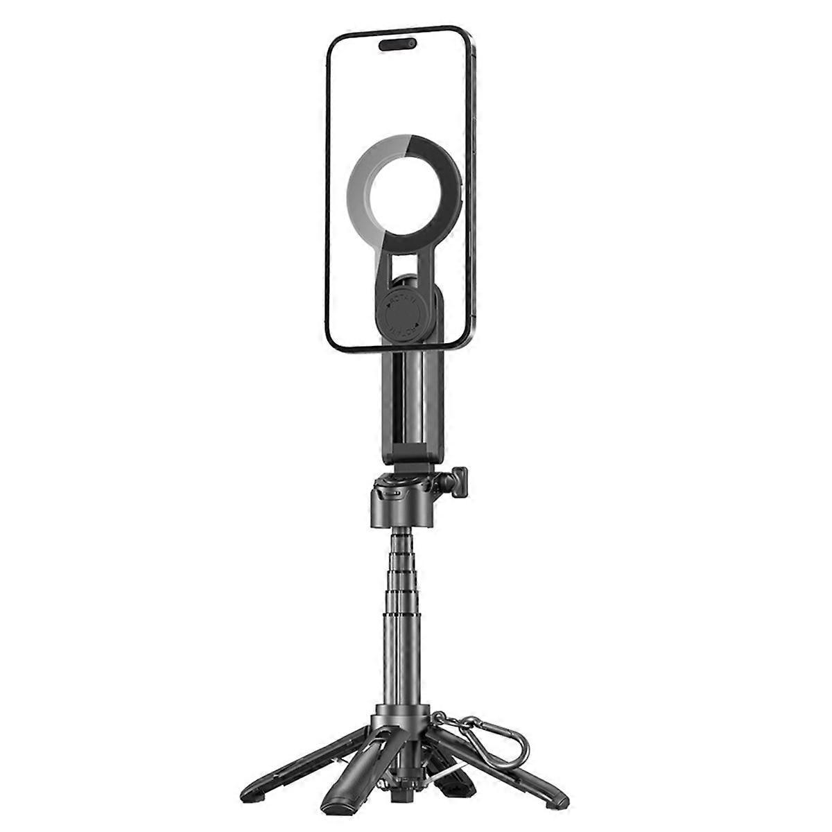 Magnetic Mini Selfie Stick Desktop Quadruped Handheld Stabilizer P15C Mini Mobile Phone Assisted Sup
