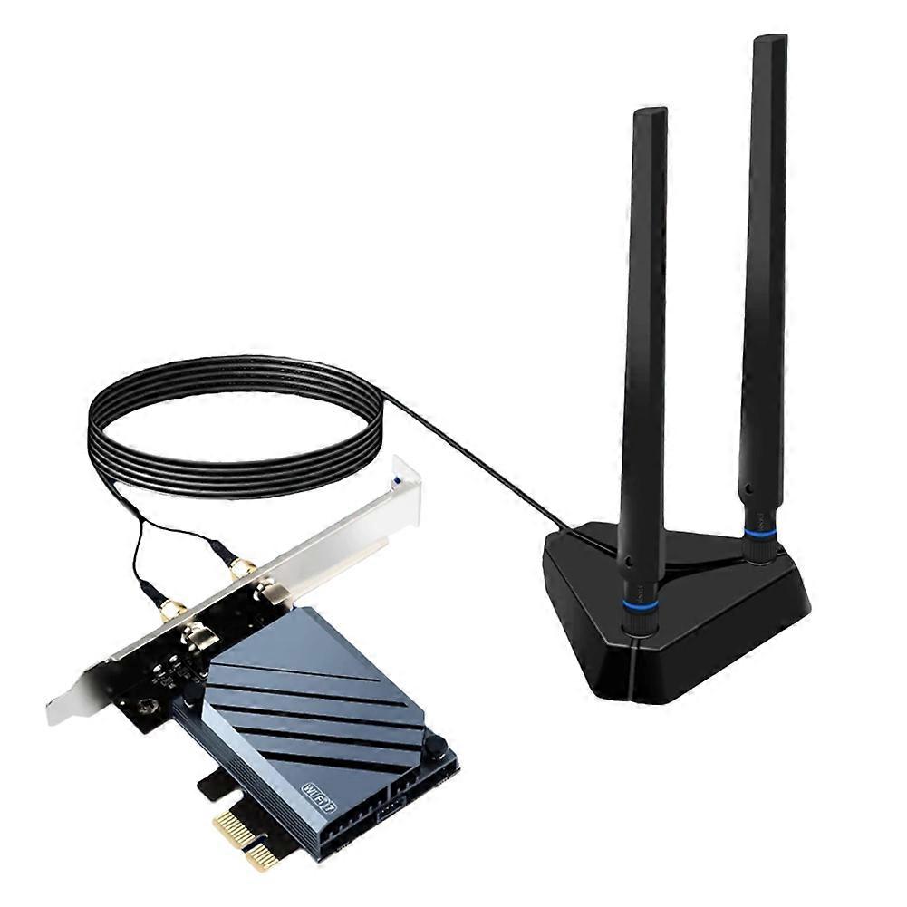 WI-FI 7 QCNCM865 PCIE Wifi Adapter Bluetooth 5.3 WiFi 7 Up to 5.8Gbps Tri-Band with Qualcomm Wireless Card for Win11