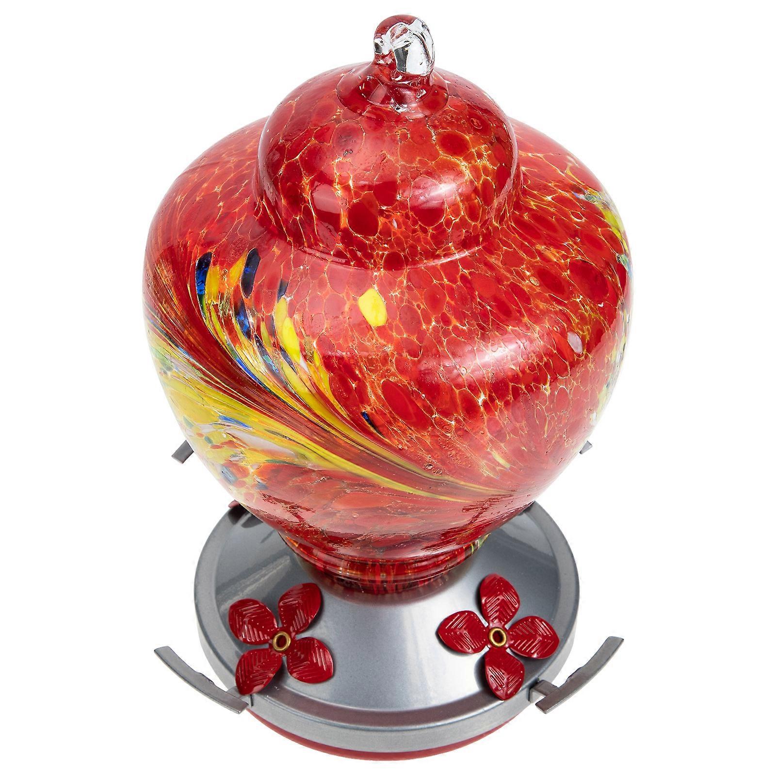 Bird Food Holder Hanging Hummingbirds Feeder Iron Bird Feeder for Outdoor