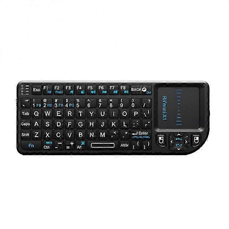 Premium 2.4G RF Wireless Keyboard with Touchpad Mouse - 3-in-1 UK Compatible Design