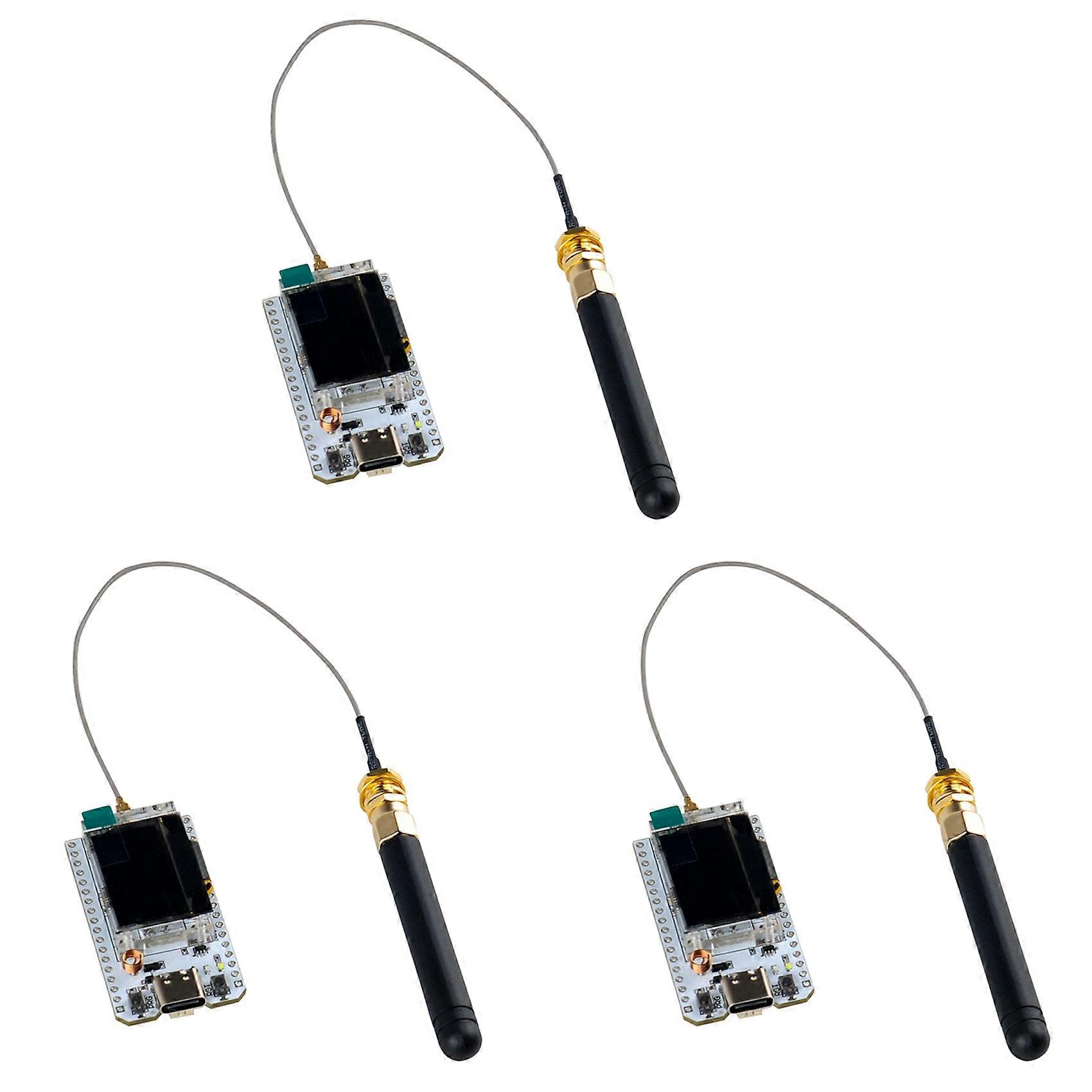 3X Heltec Meshtastic LoRa32 V3 Development Board 863-928MHZ SX1262 0.96 Inch OLED Display BT WIFI ESP32 Lora Kit