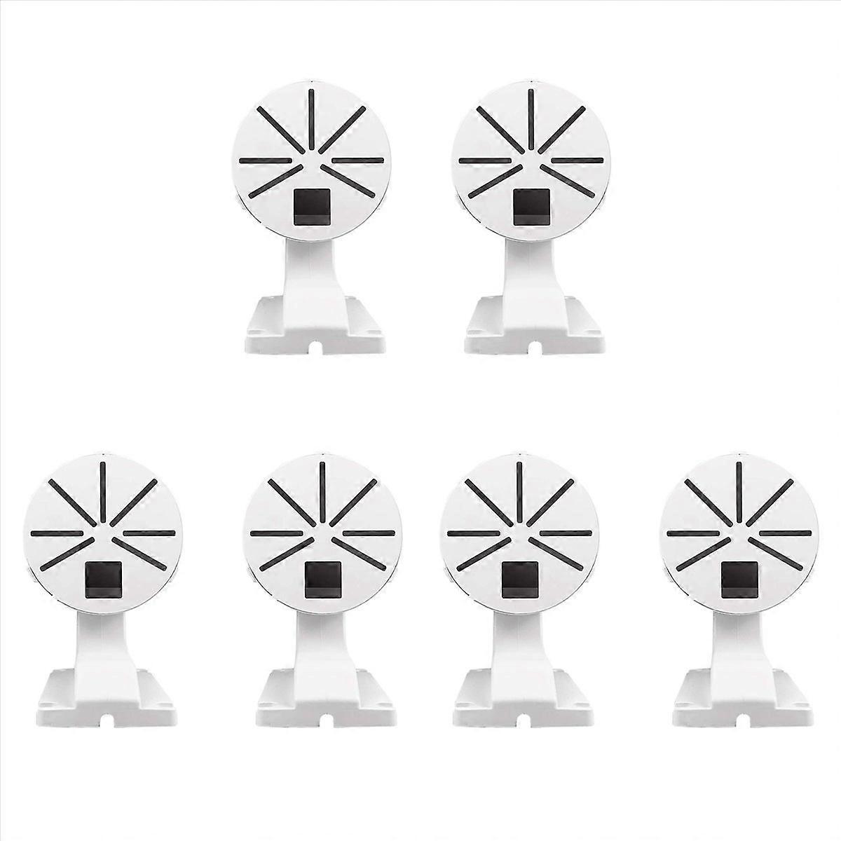 6X Security Camera Mount Bracket,ABS Indoor Outdoor Wall Mount L-Type Bracket for CCTV Security Dome