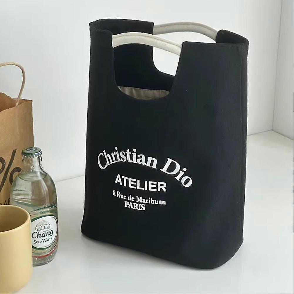 Minimalist Canvas Handbag Large Capacity Lightweight Durable Tote For Daily Use Shopping Travel