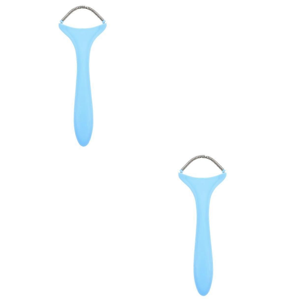 Facial Hair Remover Spring Threading Tool 2 Pack for Face and Upper Lip Portable No Battery