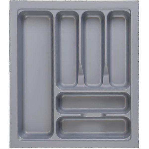 Plastic cutlery tray for kitchen drawers