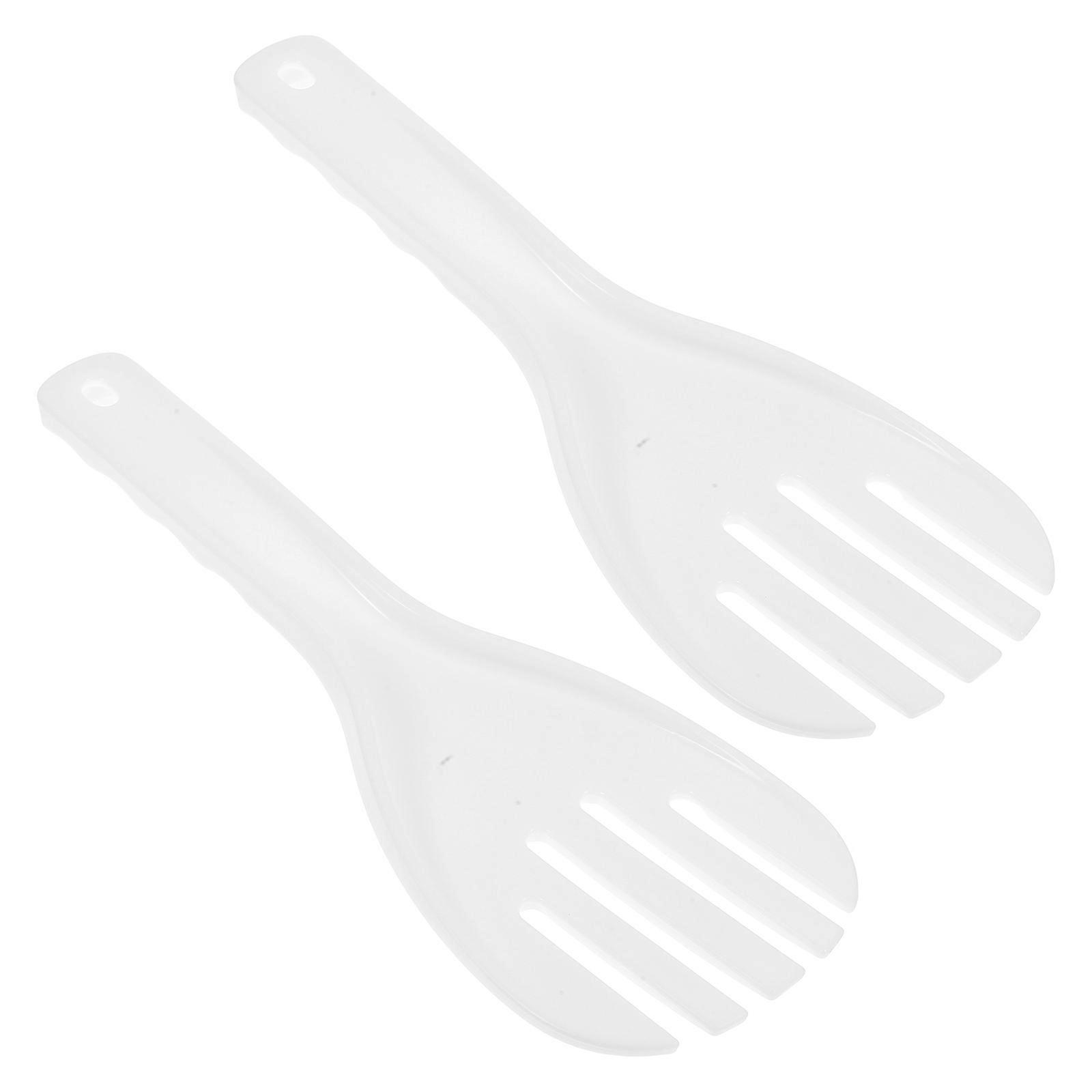 Lightweight Plastic Rice Paddle for Nonstick Rice Serving 2Pcs
