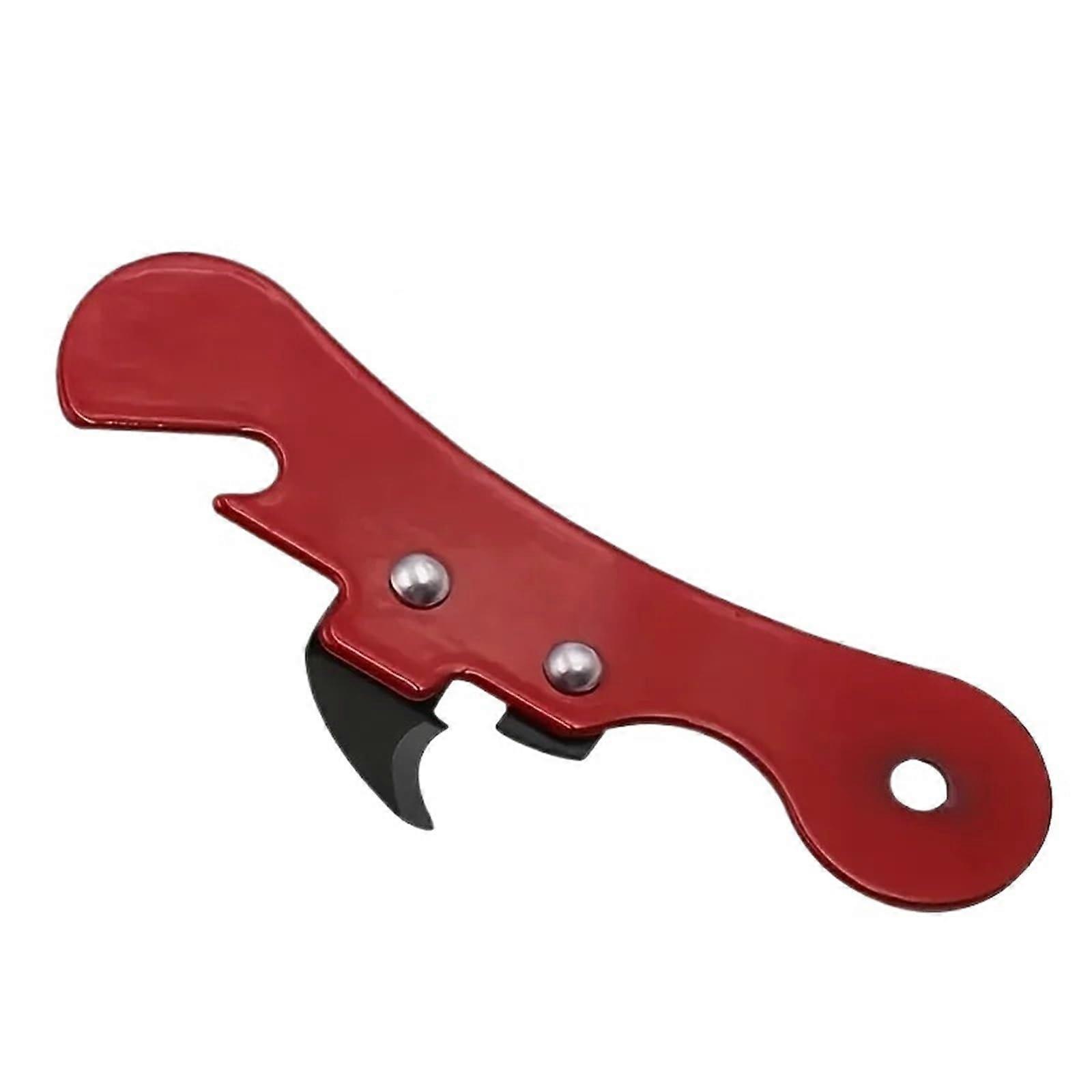 Manual Can Opener 3in1 Tool for Canned Beer and Beverages, Compact Safe Kitchen Accessory 1PC