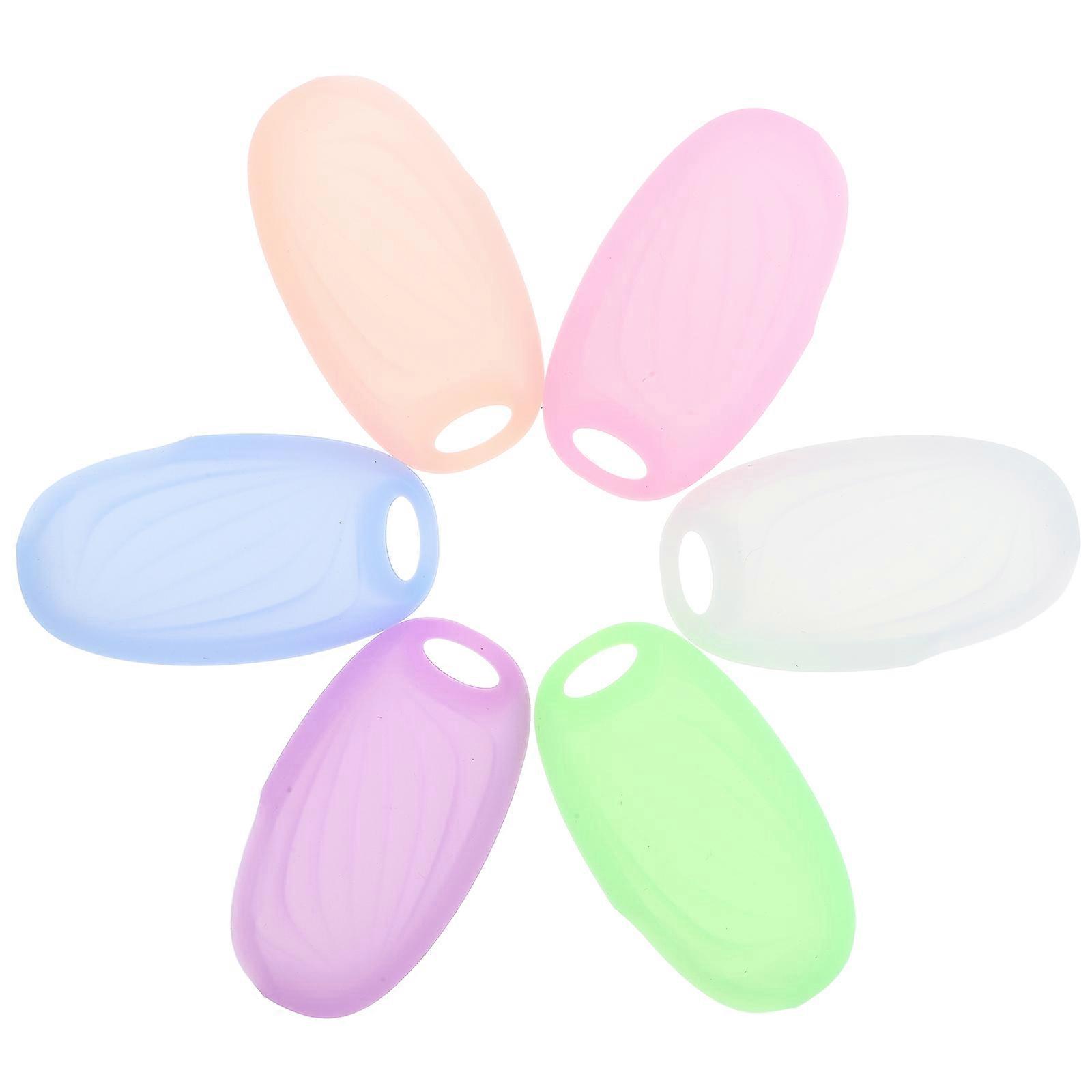 6Pcs Protective Covers for Toothbrush Heads Caps Travel Essentials