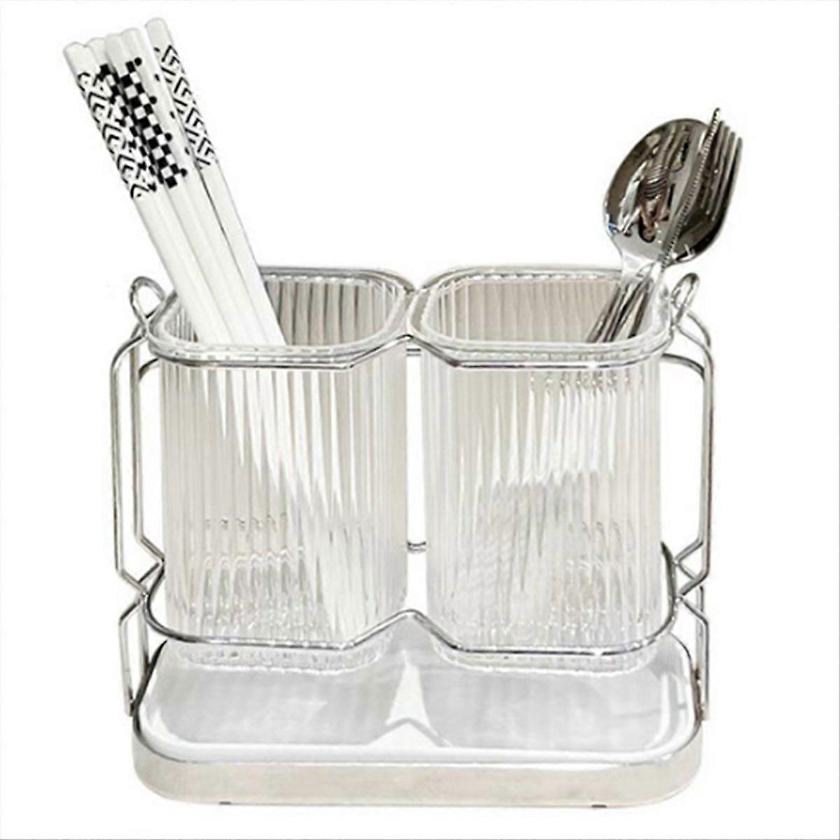 C-Toothbrush Holders for Bathroom, 2 Cup Toothbrush Holder, Removable