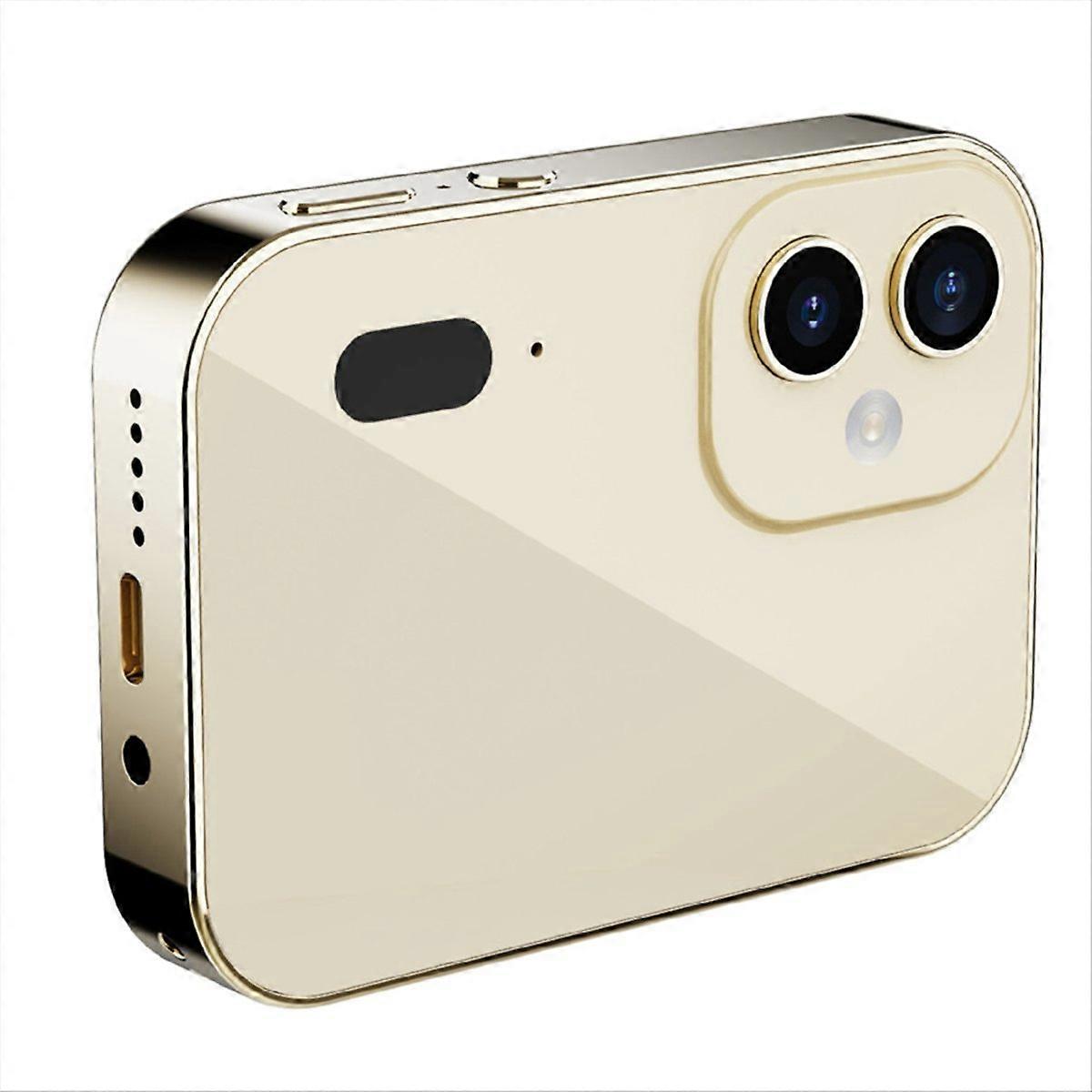 CCD Digital Camera 4K HD Camera Recorder Music Player Touch Control Screen Vlogging Camera Night Vision 64MP Camcorder B