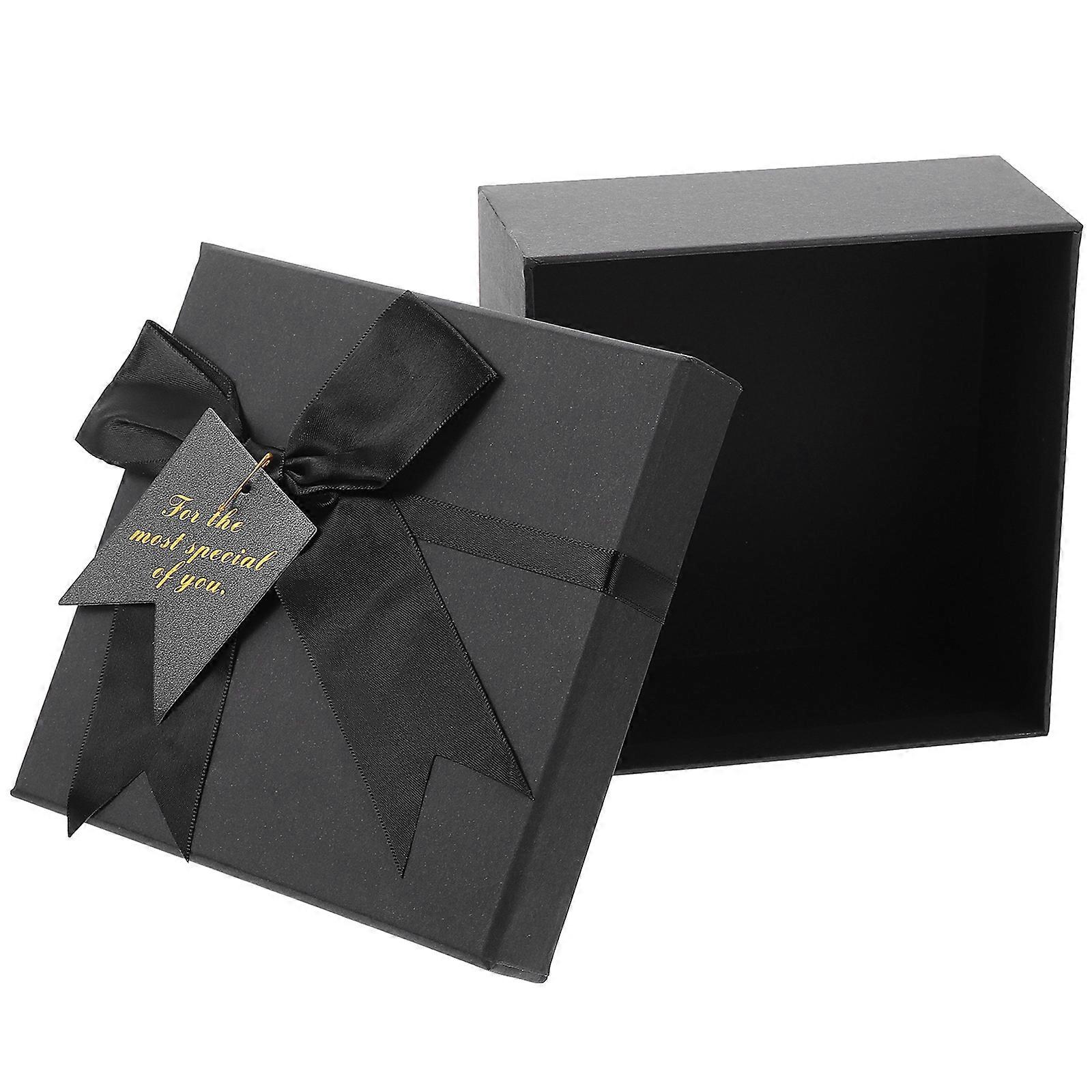 Wedding Treat Boxes Elegant Bowknot Paper Boxes for Packing 2Pcs