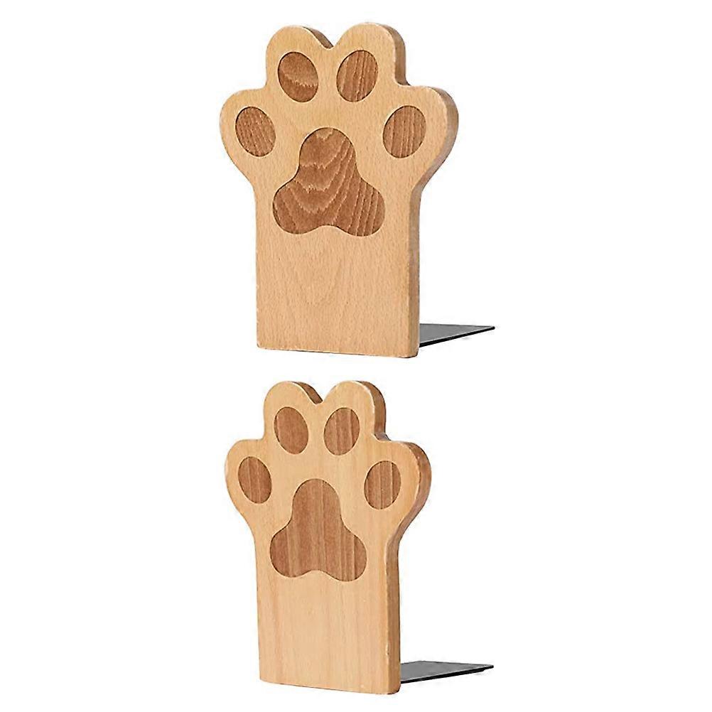 Wooden Book Display Stand for Magazine Storage 10Pcs Assorted Color