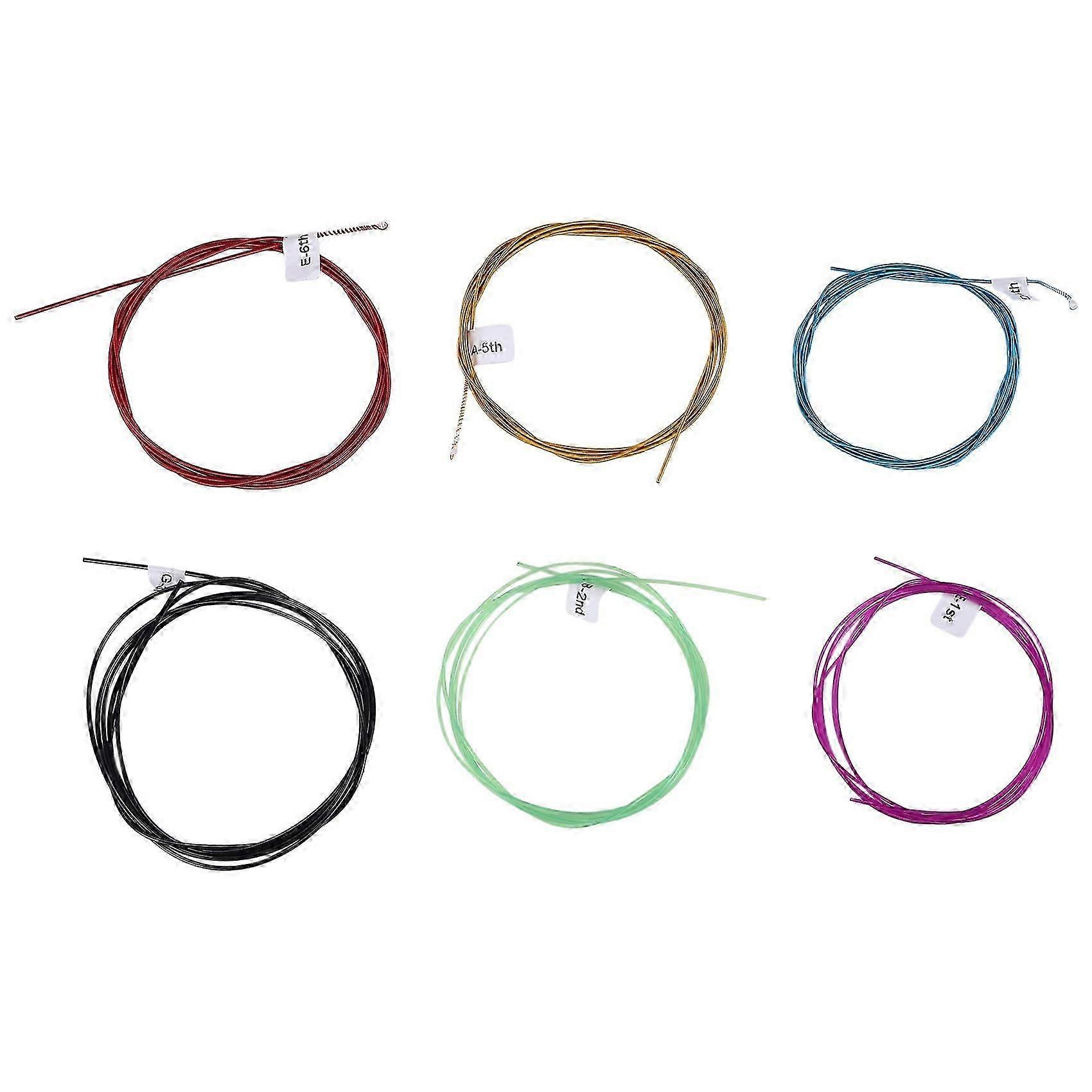 Alice A107C Classic Guitar Strings Colourful Nylon Strings for Classical Guitar Strings