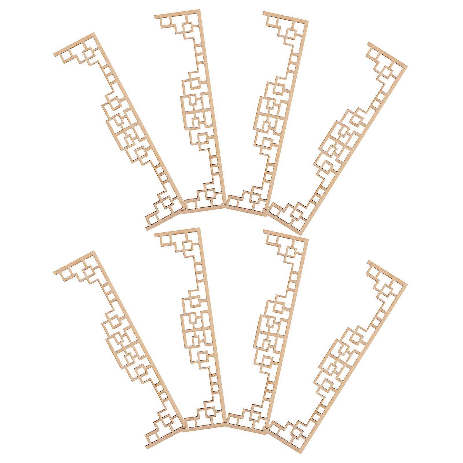 Mini House Screen Models Architectural Building Model for 8Pcs Crafts