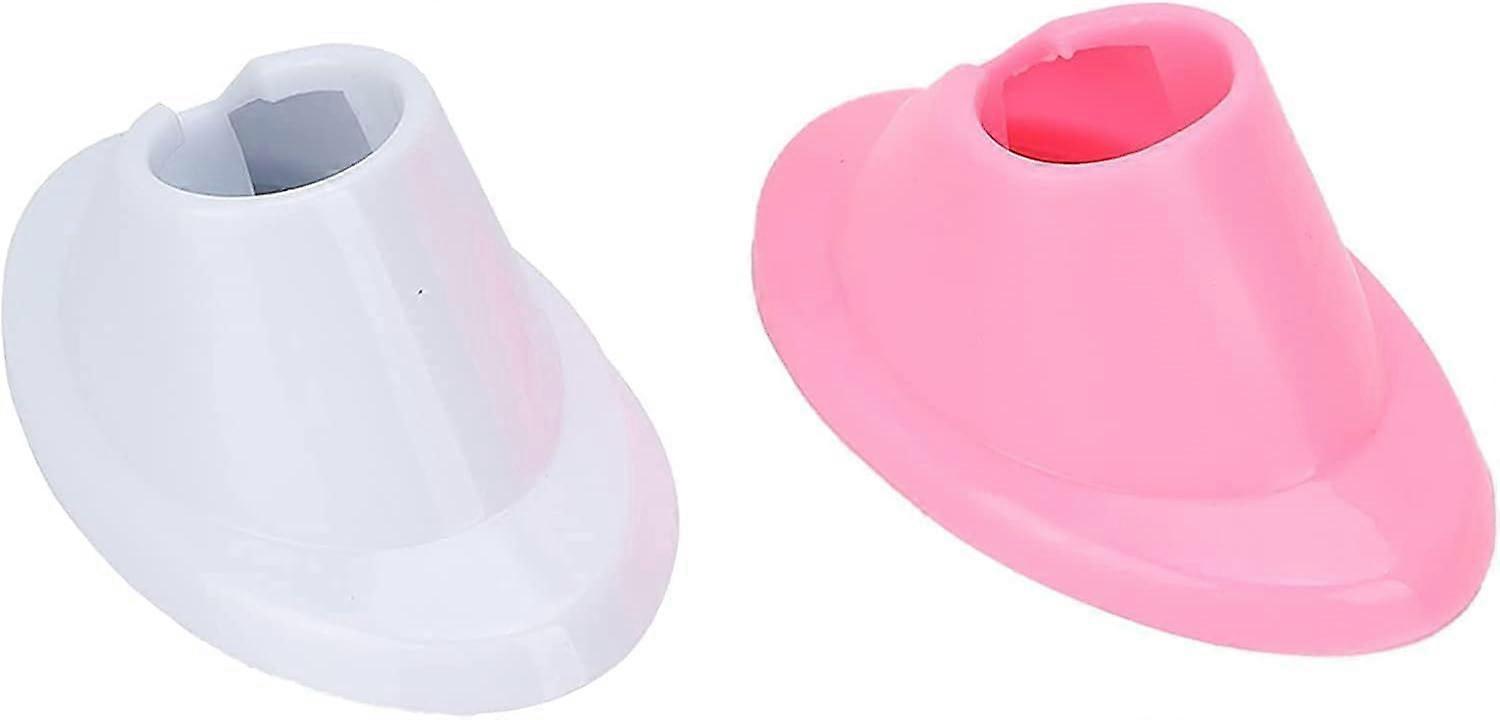 2Pcs Soft Rubber Nail Polish Holder AntiSpill Bottle Stand for Manicure Table Organizer