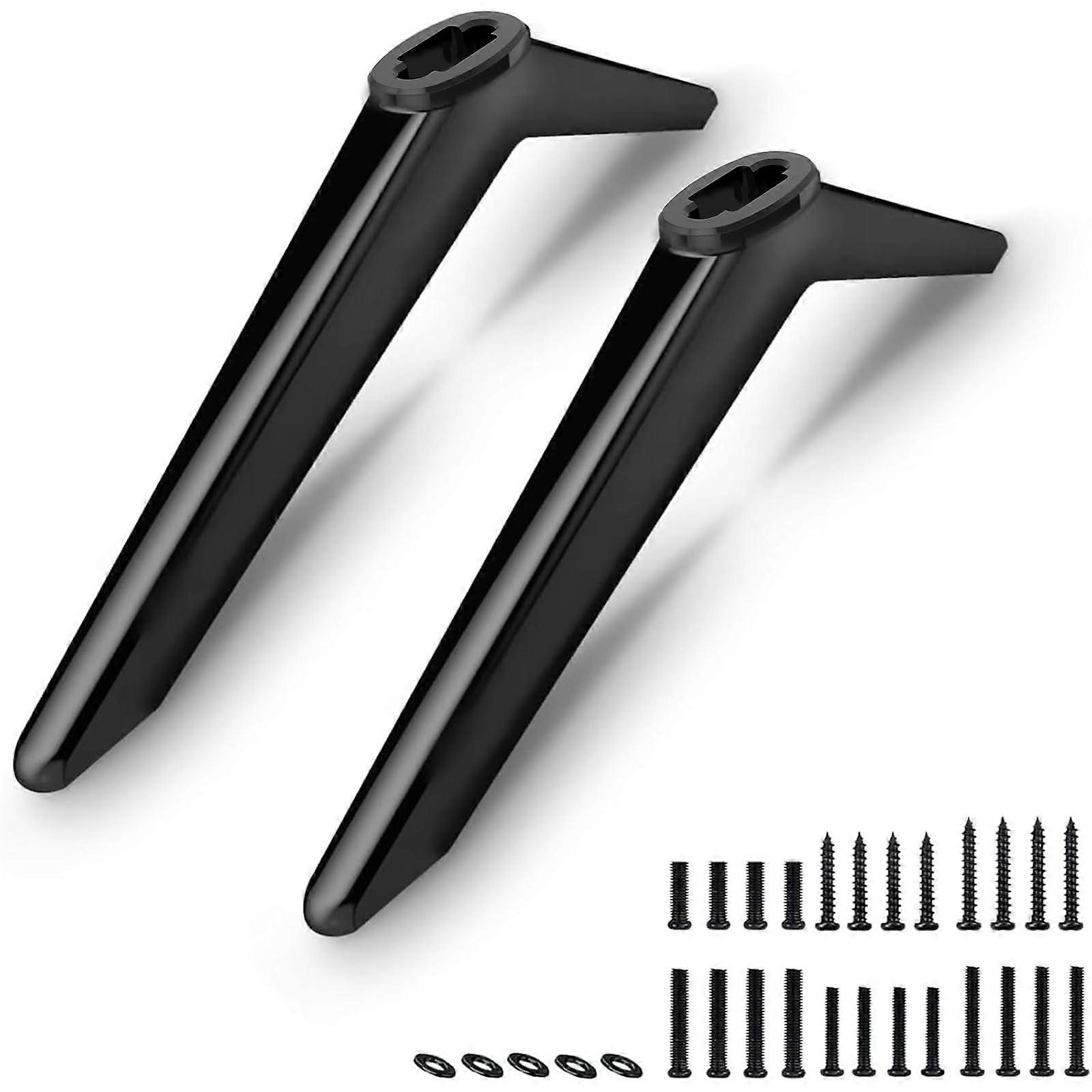 TV Stand Legs Replacement for TCL Roku 40 and 43 Inch Models with Screws, Stable NonSlip Base