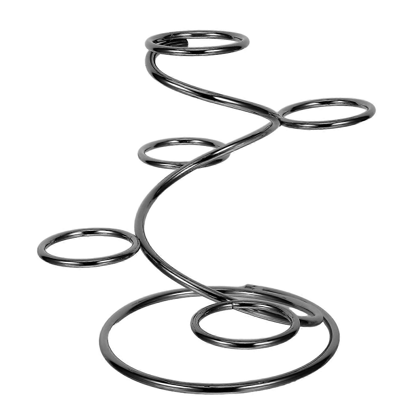 Metal Sphere Stand for Display Crystal Ball Holder Egg Shape