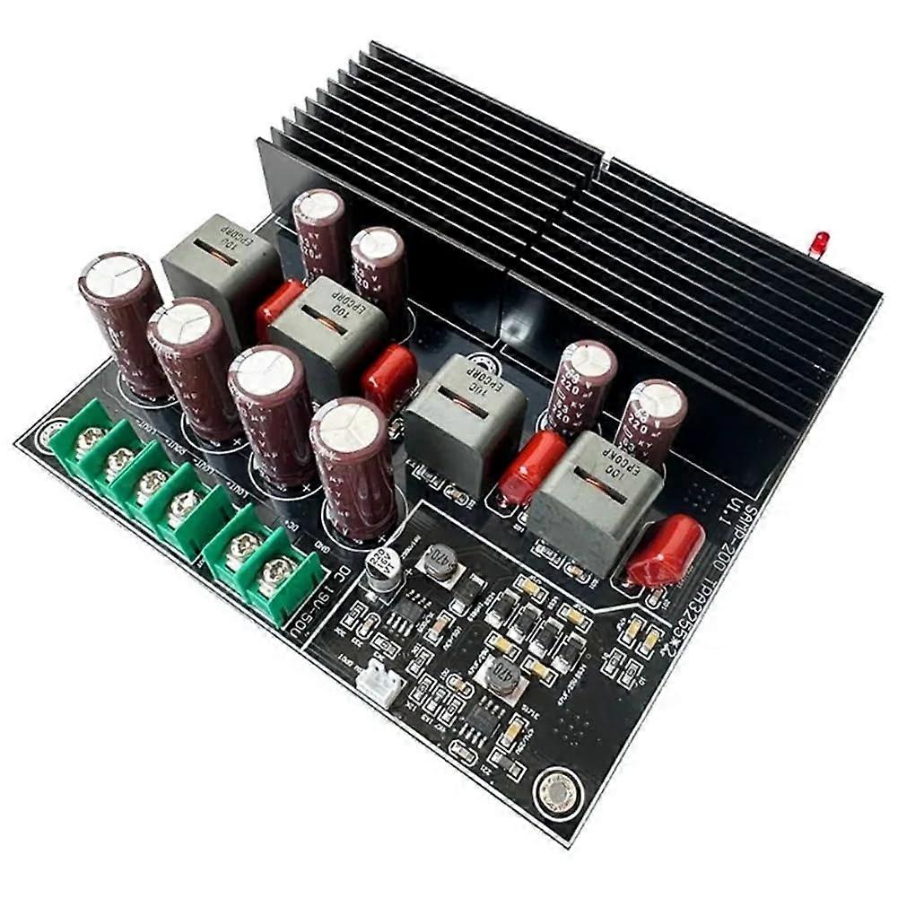 SAMP200 HiFi Dual Core TPA3255 Stereo Amplifier Board 2 Channel 600W600W Class D Digital Power TL072 Op Amp