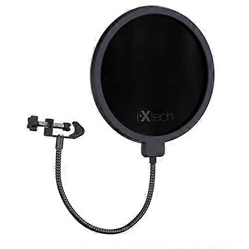 Pop Filter for Microphone with Dual Layer Noise Reduction, 360° Gooseneck, Fits Blue Yeti