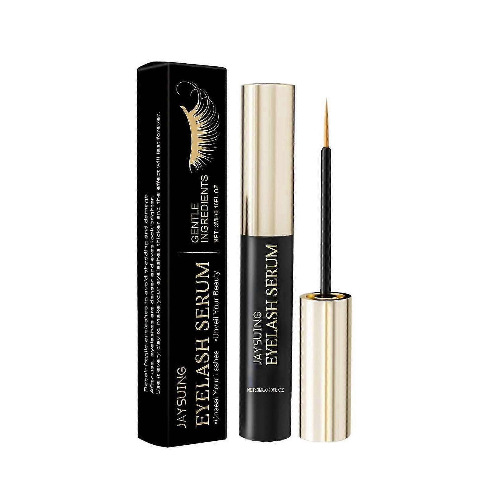Black Mascara with Curling, Moisturizing & Non-Smudge Formula for Natural, Voluminous Lashes