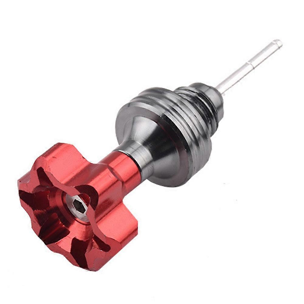 Engine Oil Dipstick Cap Engine Crankcase Oil Level Gauge Red