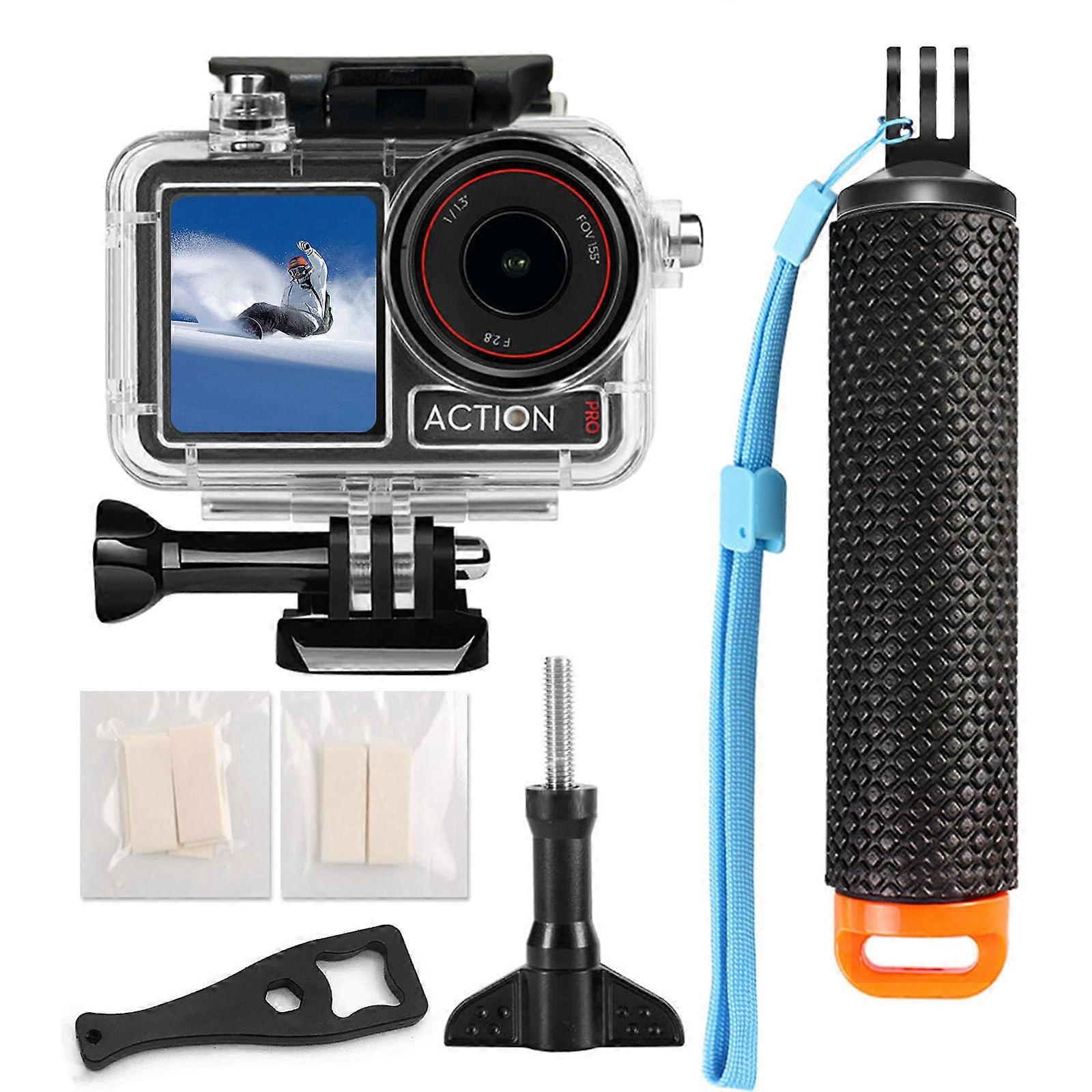 Waterproof Case 50M Protection with Floating Grip for DJI Osmo Action 5 Pro 4 3