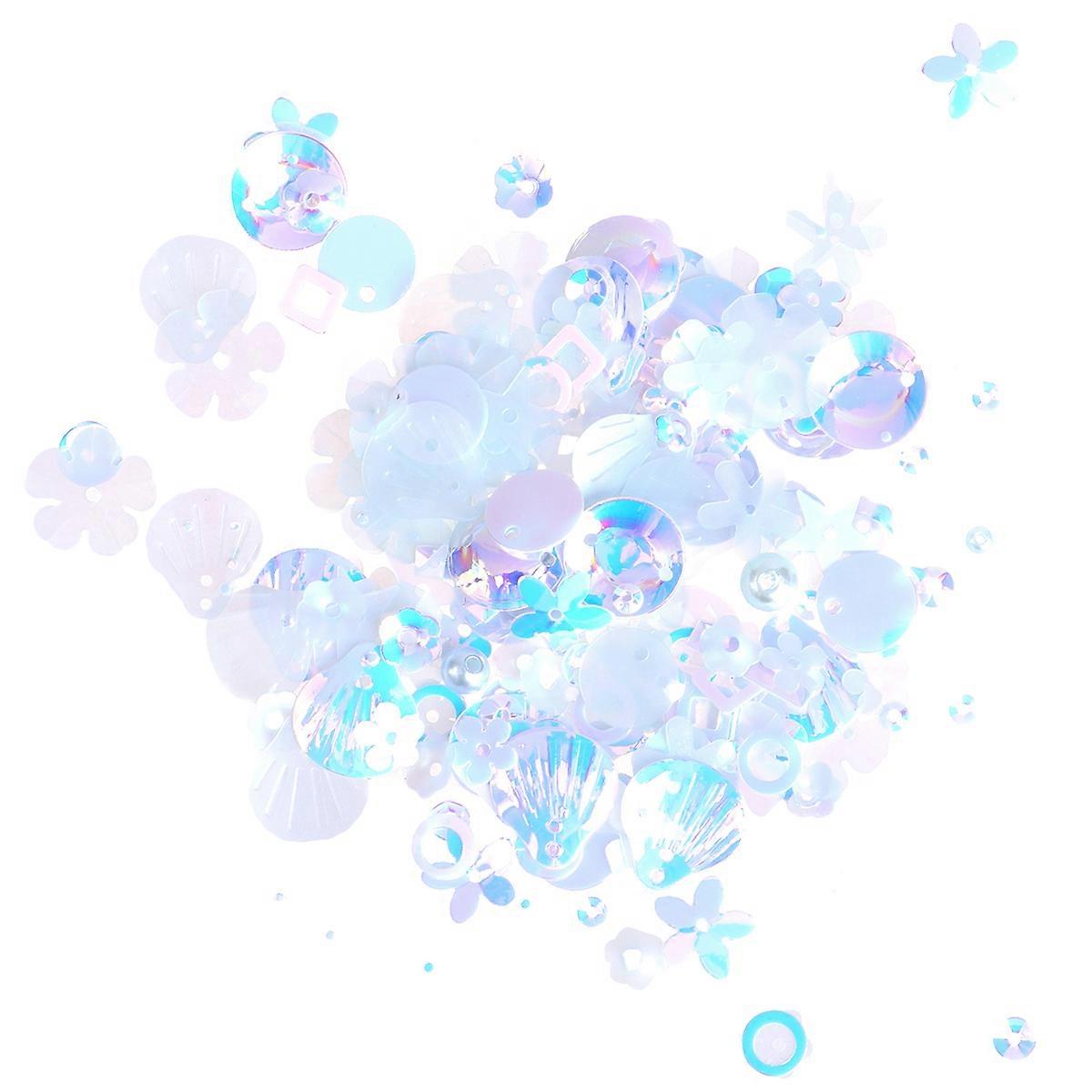 Colorful Sequins Material Jewelry Accessory for 2Pack DIY Handmade Items