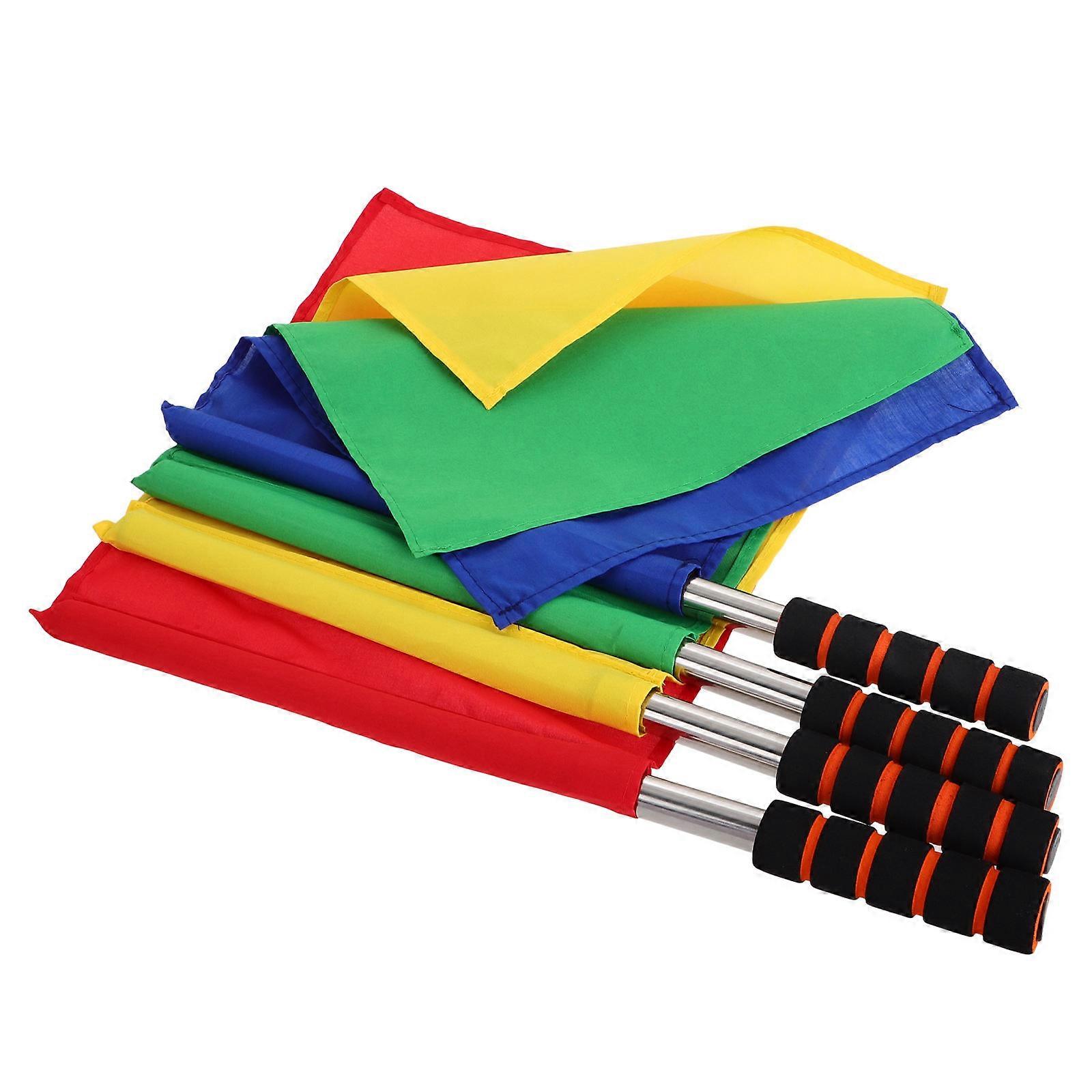 Soccer Referee Flag 4Pcs for Match Use with Signal Flags