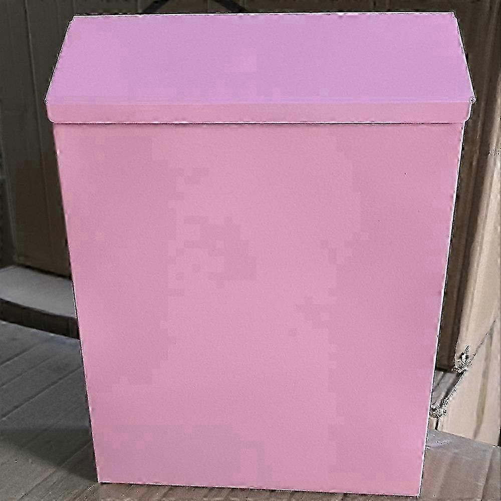 25-26 Metal Postbox with Lock Mail Box Universal Mailbox Versatile Drop Box for Outside House